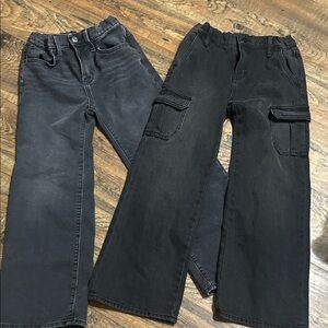 Old Navy Kids Black and Gray Jeans Set